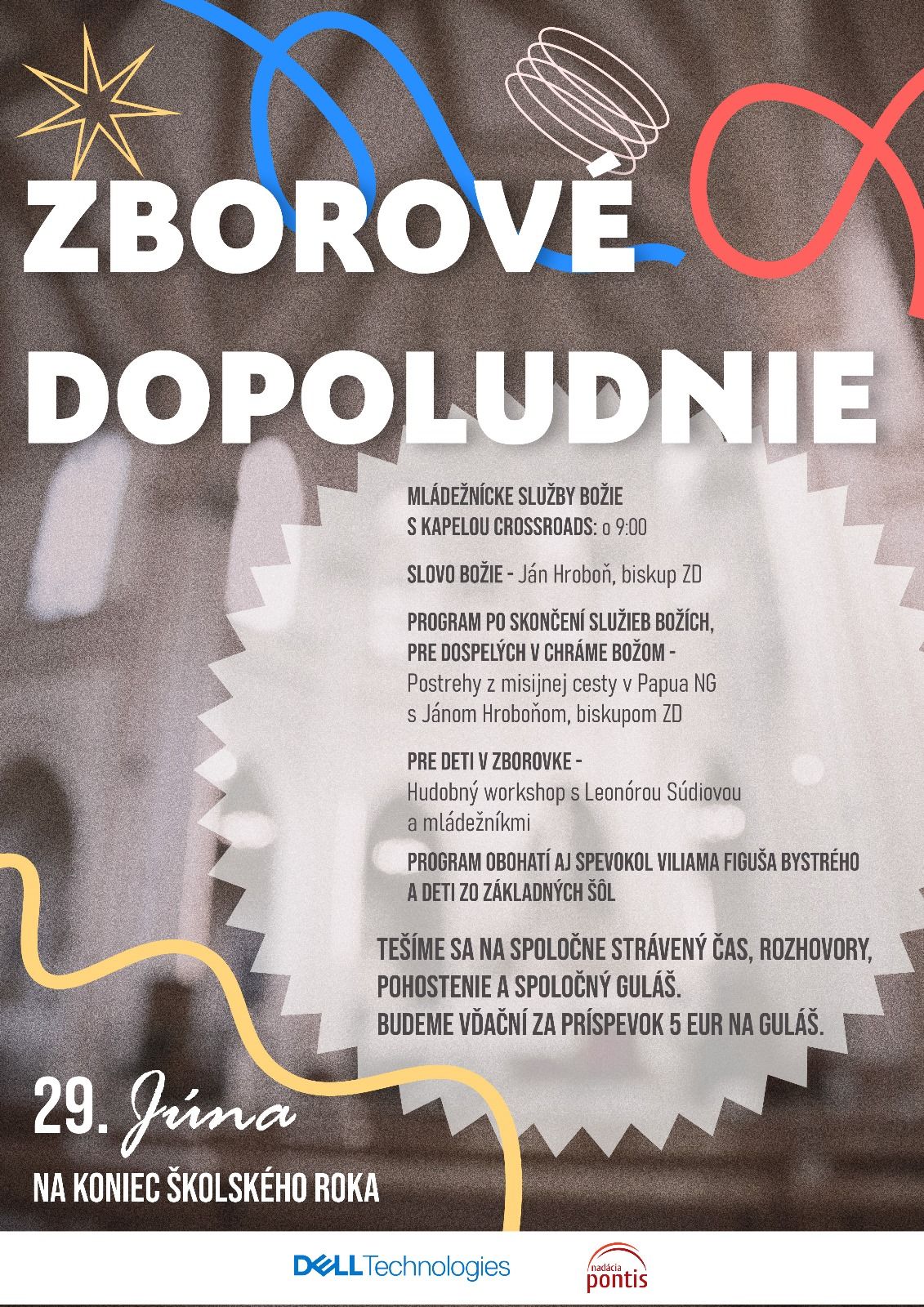 Plagatik Mládežnícke služby Božie jún 2025